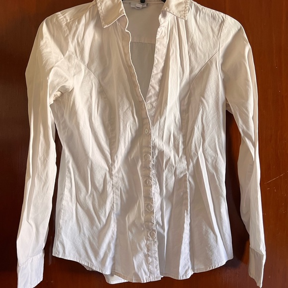 Express / white button down blouse / xs - Picture 3 of 3